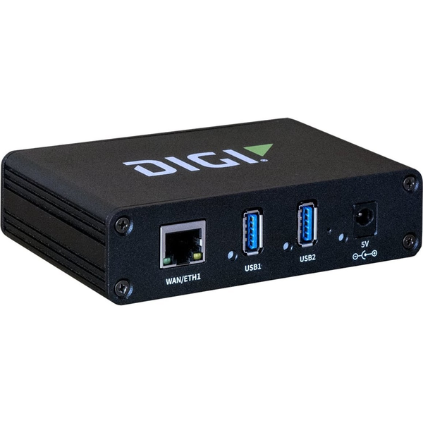 Digi AW02-G300 hálózati csatlakozó USB 3.2 Gen 1 (3.1 Gen 1) Type-A 1000 Mbit/s Fekete táp nélkül