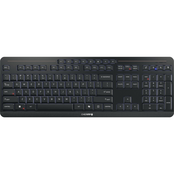 CHERRY Stream keyboard ultimate tastiera Casa/ufficio USB + RF Wireless + Bluetooth QWERTY Inglese Nero