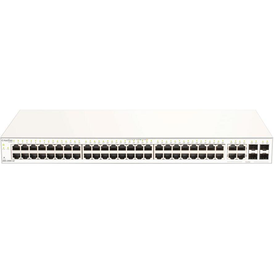 D-Link DBS-2000-52 sieťový prepínač Riadený L2 Gigabit Ethernet (10/100/1000) Šedá (DBS-2000-52)