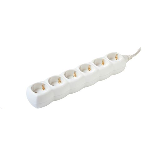 Somogyi Hálózati elosztó 6 aljzat 5m (NV 06-5/W) (NV 06-5/W)