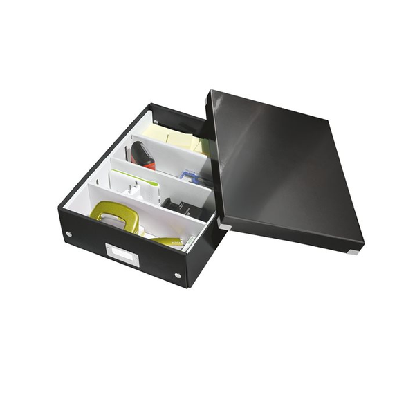 Leitz 60580095 кутия за канцеларски папки Полипропилен (PP) Черен