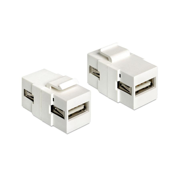 Delock Modul Keystone USB 2.0 A(F)A(F)