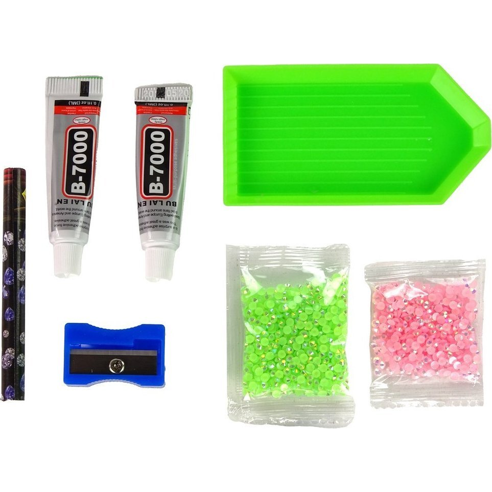 Diy Kit Diamond Rénszarvas Diy Crystals Kulcstartó 3D Zöld 13048 (13048)