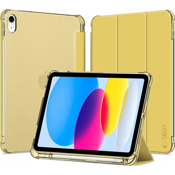 Žlté puzdro Tech-Protect pre iPad 10/11 s priehradkou na Apple Pen
