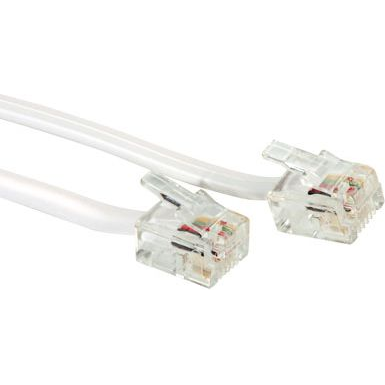 VALUE Kabel telefonní s konektory RJ11, 15m