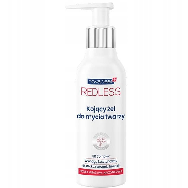 Novaclear Novaclear Redless Kojący żel do mycia twarzy 150ml