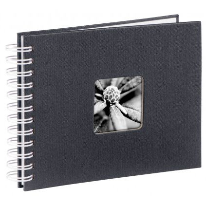 Hama 00001960 Spirál album (Sz x Ma) 24 cm x 17 cm Fekete 50 oldal