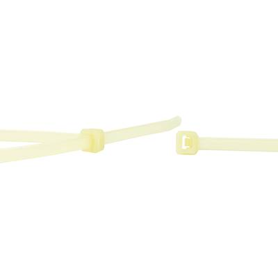 WKK 12074971 12074971 Kábelkötöző 140 mm 3.60 mm Natúr Hőstabilizált 100 db (12074971)