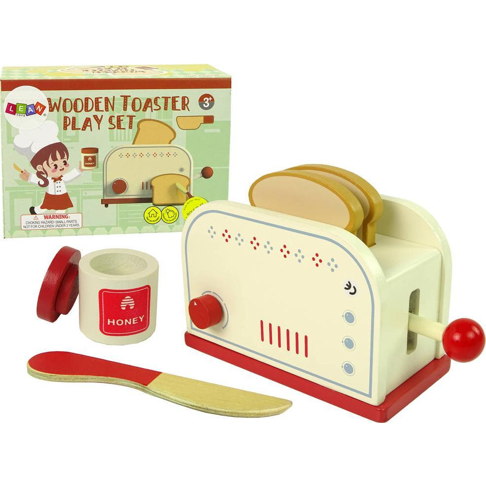 Fából Készült Kenyérpirító Reggeli Kiegészítők Konyha Gyerekek (10187)