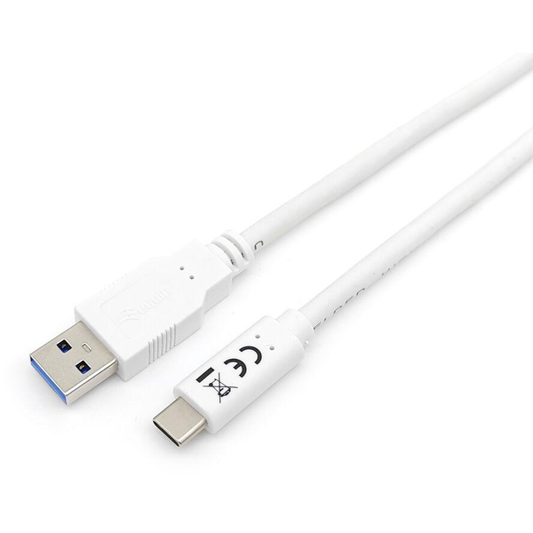 Equip 128363 cabo USB USB 3.2 Gen 1 (3.1 Gen 1) 1 m USB A USB C Branco