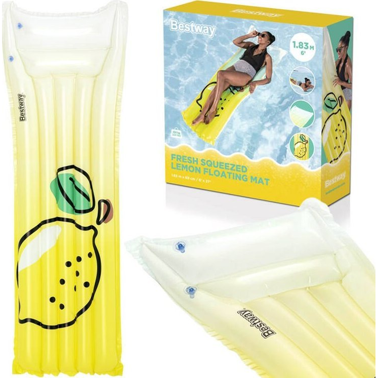Bestway 44122 úszógumi és gumimatrac Zöld, Fehér, Sárga Kép PVC Úszómatrac (44122)