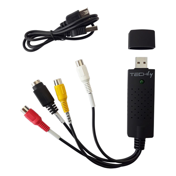 Techly I-USB-VIDEO-700TY videosignaalomzetter 720 x 576 Pixels