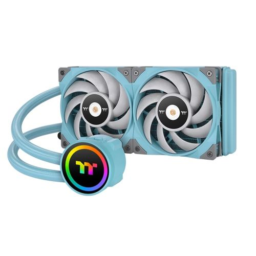 Thermaltake TOUGHLIQUID 240 ARGB Sync Turquoise All-in-One течно охлаждане