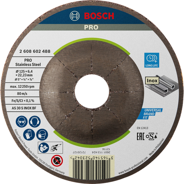 Bosch 2 608 602 488 αξεσουάρ γωνιακού τροχού Δίσκος λείανσης