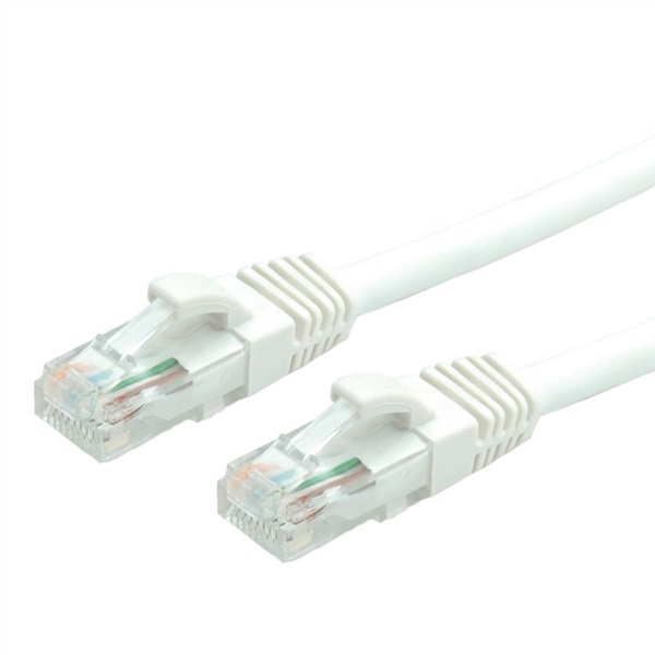 Patch kabel Value U/UTP Cat 6 RJ45 / RJ45 3 m bílý