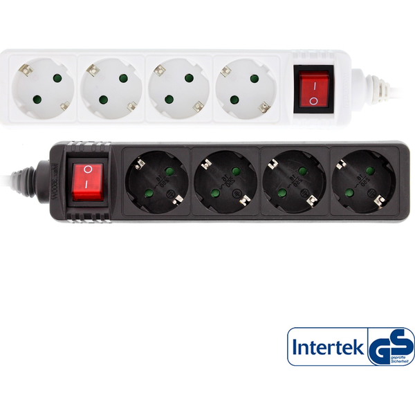 InLine 16445G prolunghe e multiple 4 presa(e) AC Interno Bianco