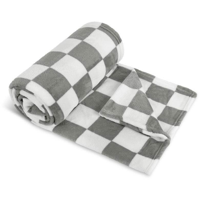 Bellatex 7700/040 Kemping plus, 150×200, szürke kockás (9933)