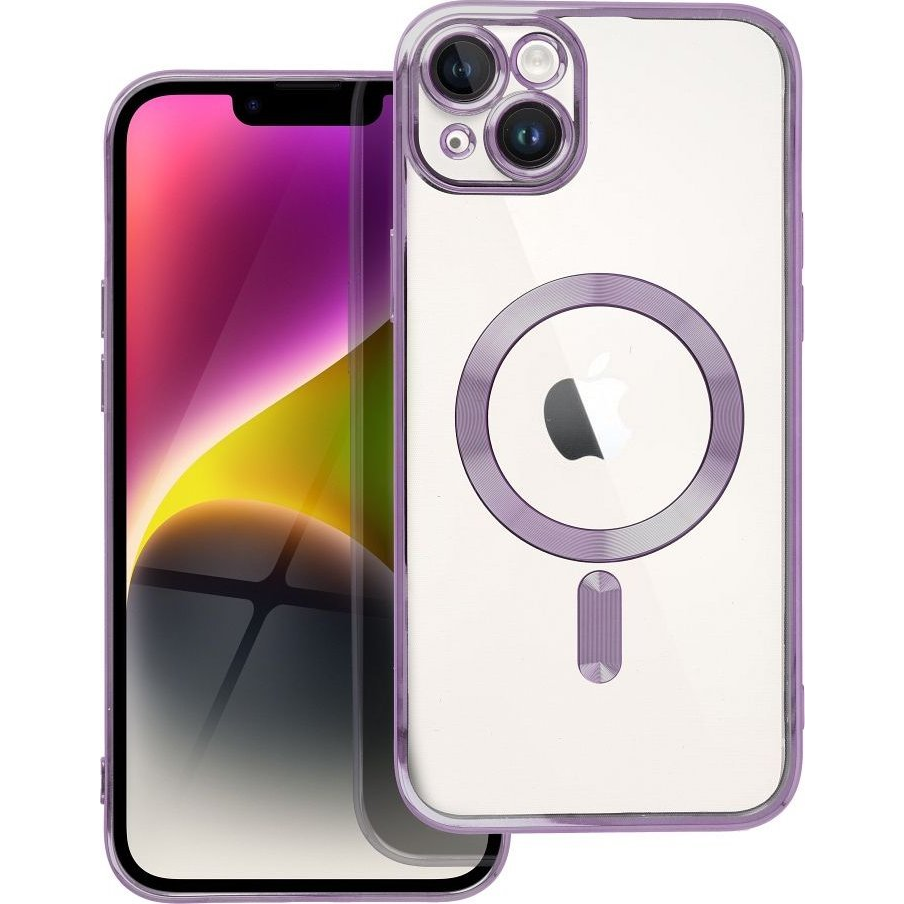 Electro Mag Apple iPhone 14 Plus MagSafe szilikon tok, lila ( )
