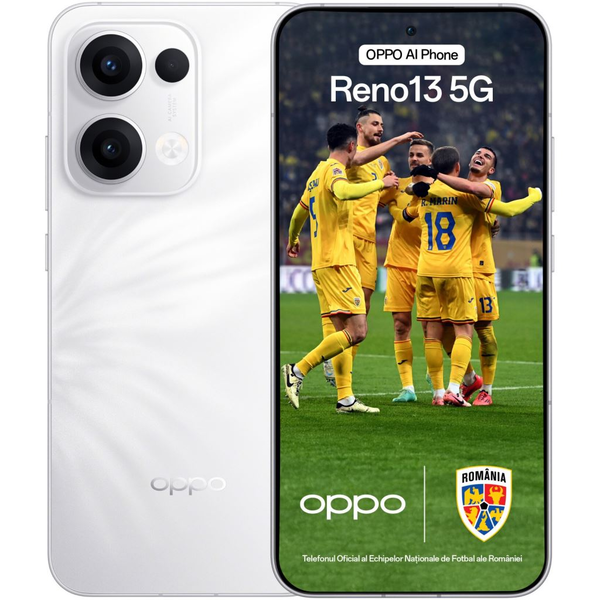 OPPO Reno 13 5G 12/256GB Dual-Sim mobiltelefon fehér (CPH2689PW)