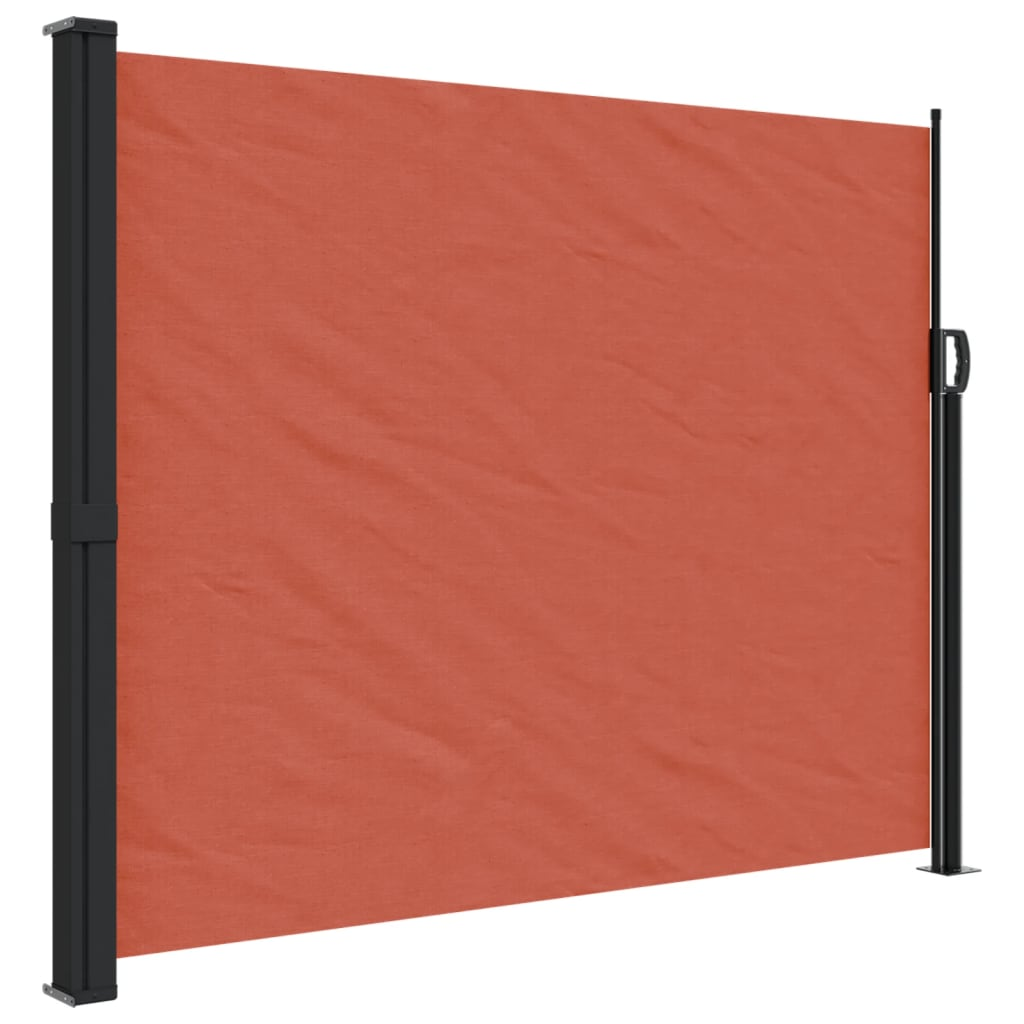 terrakotta behúzható oldalsó napellenző 160 x 600 cm (4004528)