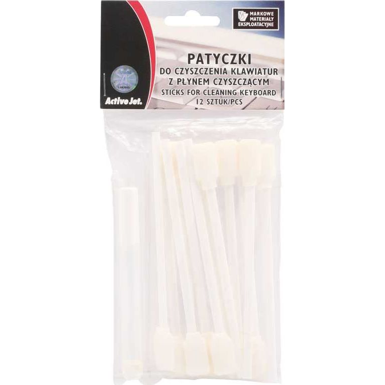 Activejet AOC-303 Kelléktisztító Készlet - Billenytyűzetek Berendezéstisztító Készlet (Patyczkidoczyszczeniaklawiatur)