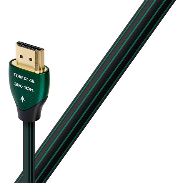 AudioQuest Forest HDMI 2.1 - HDMI 2.1 kábel 3.0m Fekete/Zöld (HDM48FOR300)