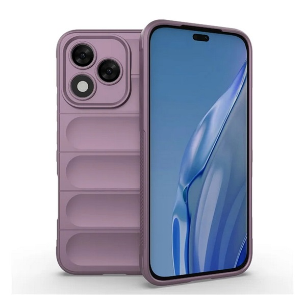 Szilikon telefonvédő (ütésállóság, kameravédő, 3D) LILA Honor 400 Lite "Gigapack csomagolás" (GP-170329)