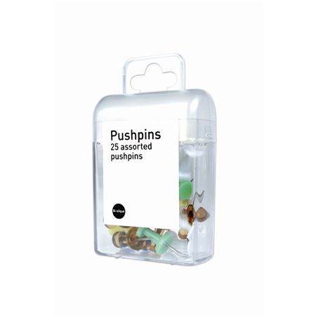 Térképtű 25db - Vegyes színek (PI0523)