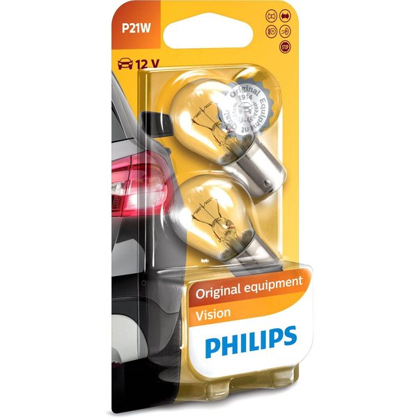 Philips Vision 12498CP bil pære P21W 21 W