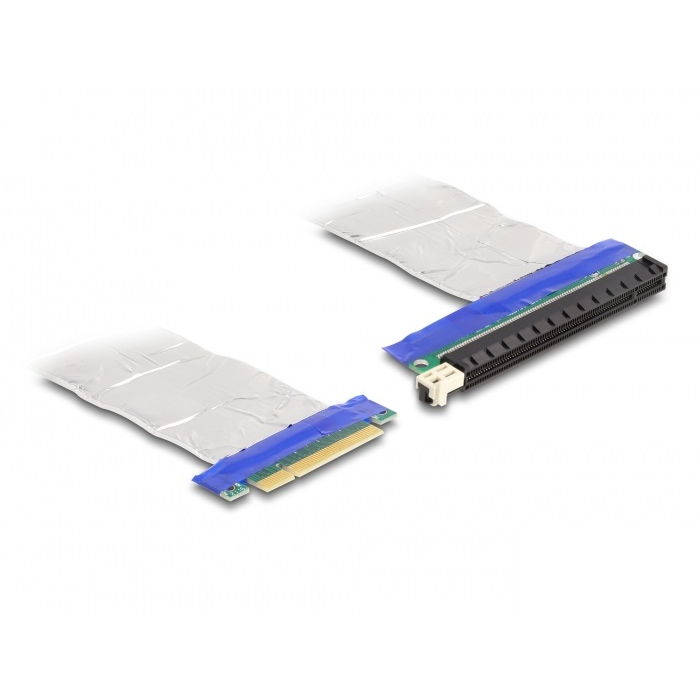 Delock PCI Expressz riser kártya x8 apa - x16 szlot kábellel 20 cm (88046) (88046)