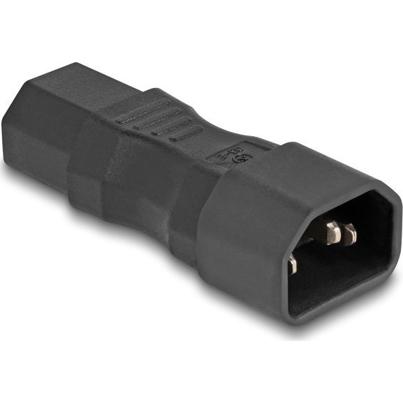 DELOCK Netzadapter IEC 60320 - C14 auf C13, Stecker / Buchse