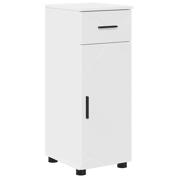Fürdőszoba Székény fiókkal Fehér 30 x 35 x 80 cm Faanyag