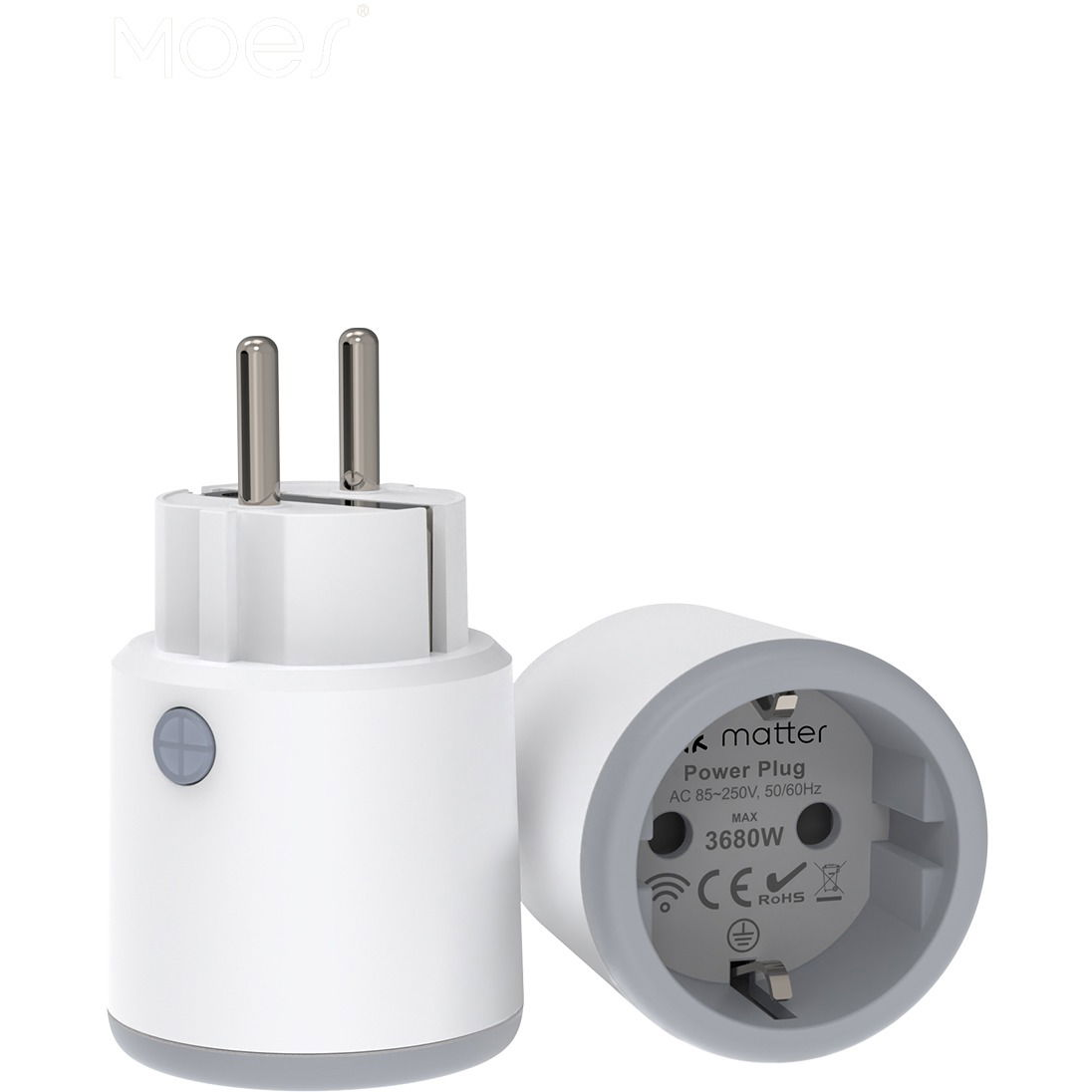 MOES Matter smart plug 16A (with power monitor) (MWP-LO-EU16M)