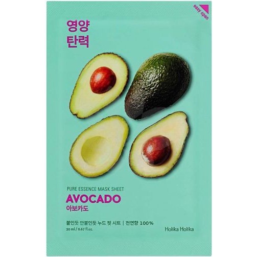 Holika Holika Pure Essence Mask Sheet Avocado - Maska s extraktem z avokáda 23 ml