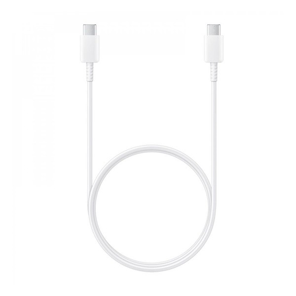 SAMSUNG adatkábel és töltő (Type-C / Type-C, gyorstöltés támogatás, 100cm) FEHÉR (EP-DN975BWE) (EP-DN975BWE)