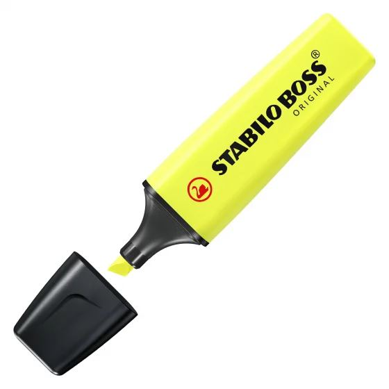 STABILO BOSS ORIGINAL μαρκαδόρος 1 τεμάχια Άκρη σμίλης Κίτρινο