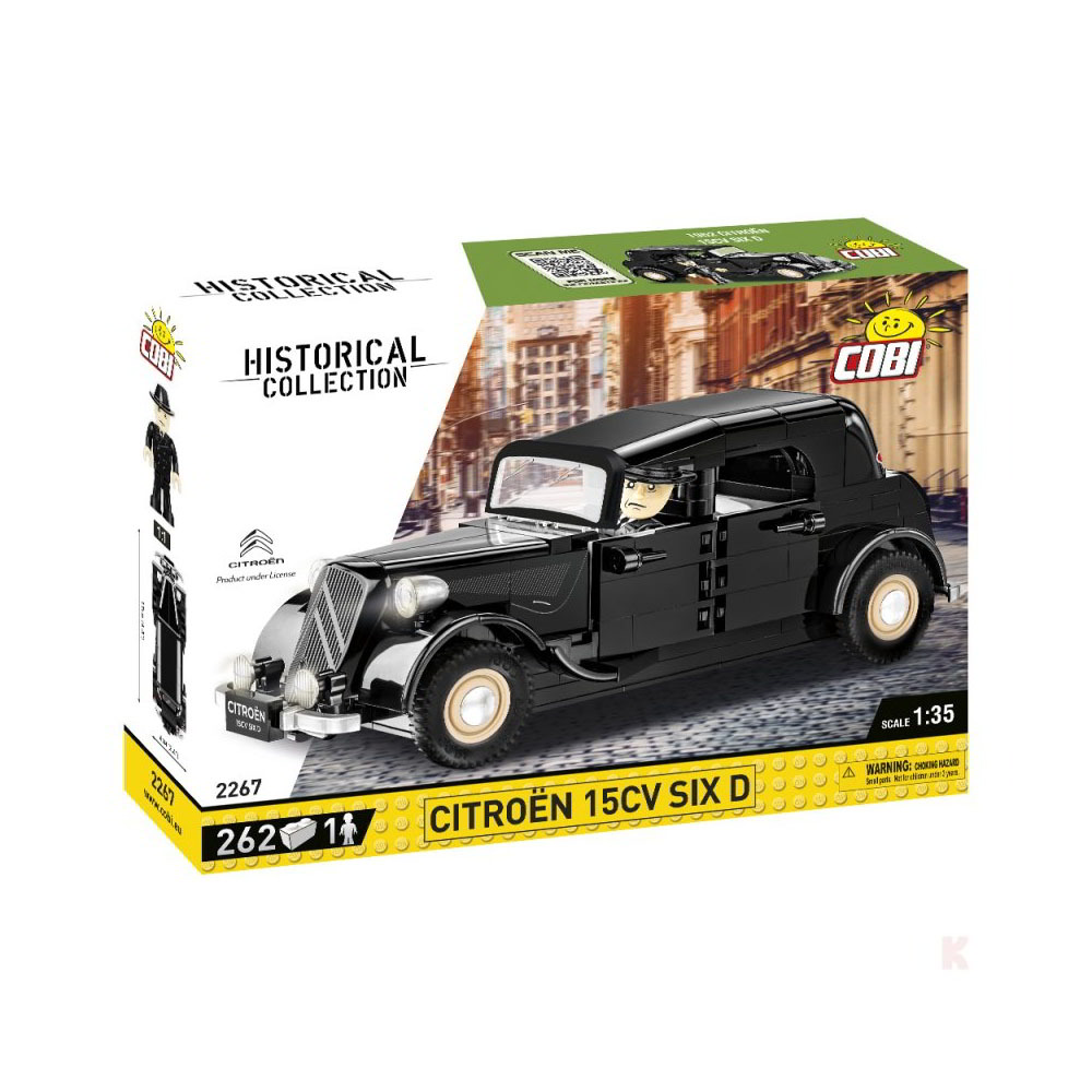 Cobi Citroën 15CV SIX D autó 262 darabos építő készlet (2267)