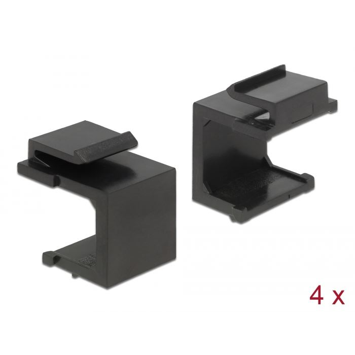 Delock Keystone fedél fekete (86321) (deloc86321)