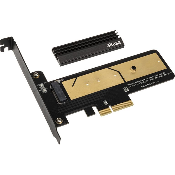 ADA Akasa - M.2 SSD to PCIe adapter card with heathsink cooler - AK-PCCM2P-02