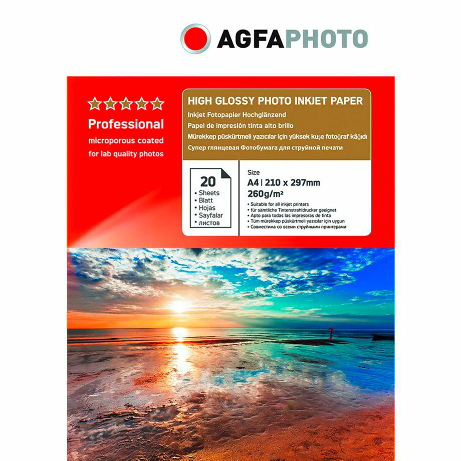 AgfaPhoto AP26020A4N A4 Fotópapír (20 db/csomag) (AP26020A4N)