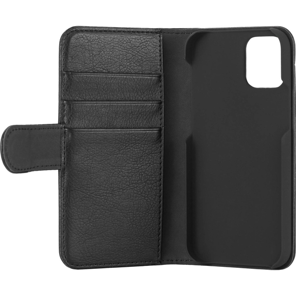 iPhone 12 mini, PU wallet, 3 cards, Black
