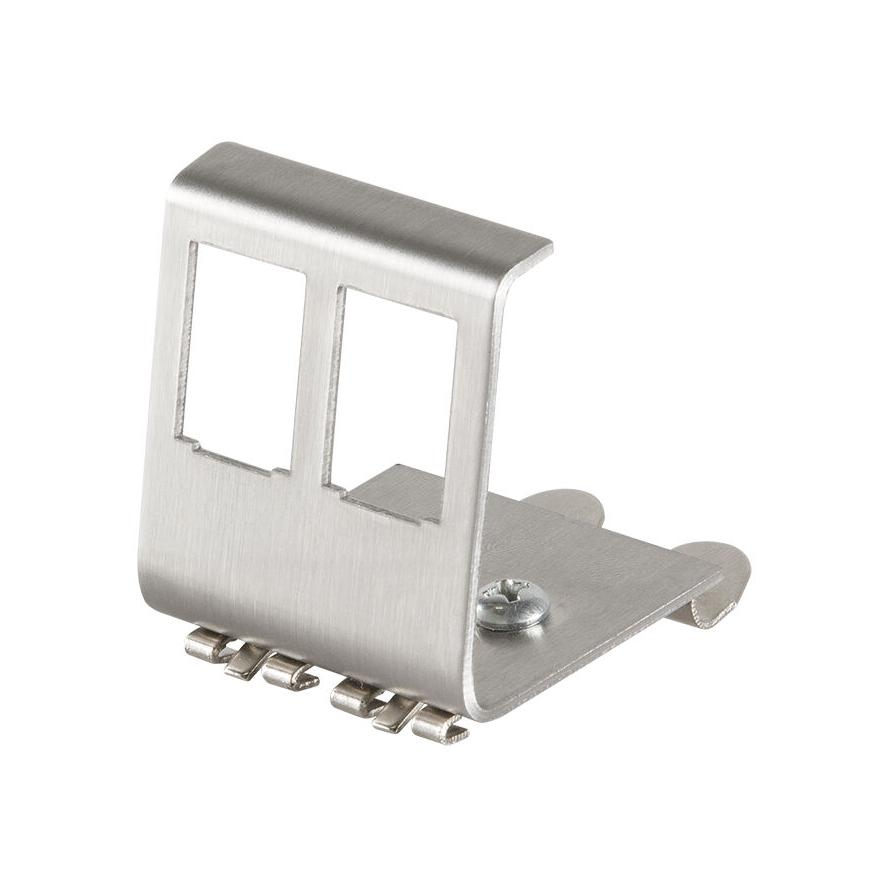 Logilink DIN-sínes adapter két RJ45 keystone modulhoz fém (MP0052) (MP0052)