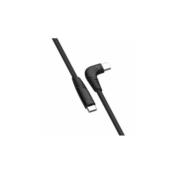 Silicon Power SP1M0ASYLK50CC1G USB kábel 1000 M USB 3.2 Gen 2 (3.1 Gen 2) USB C Fekete