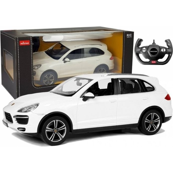  Rastar Auto R/C Porsche Cayenne Rastar 1:14 Białe () - 1609609