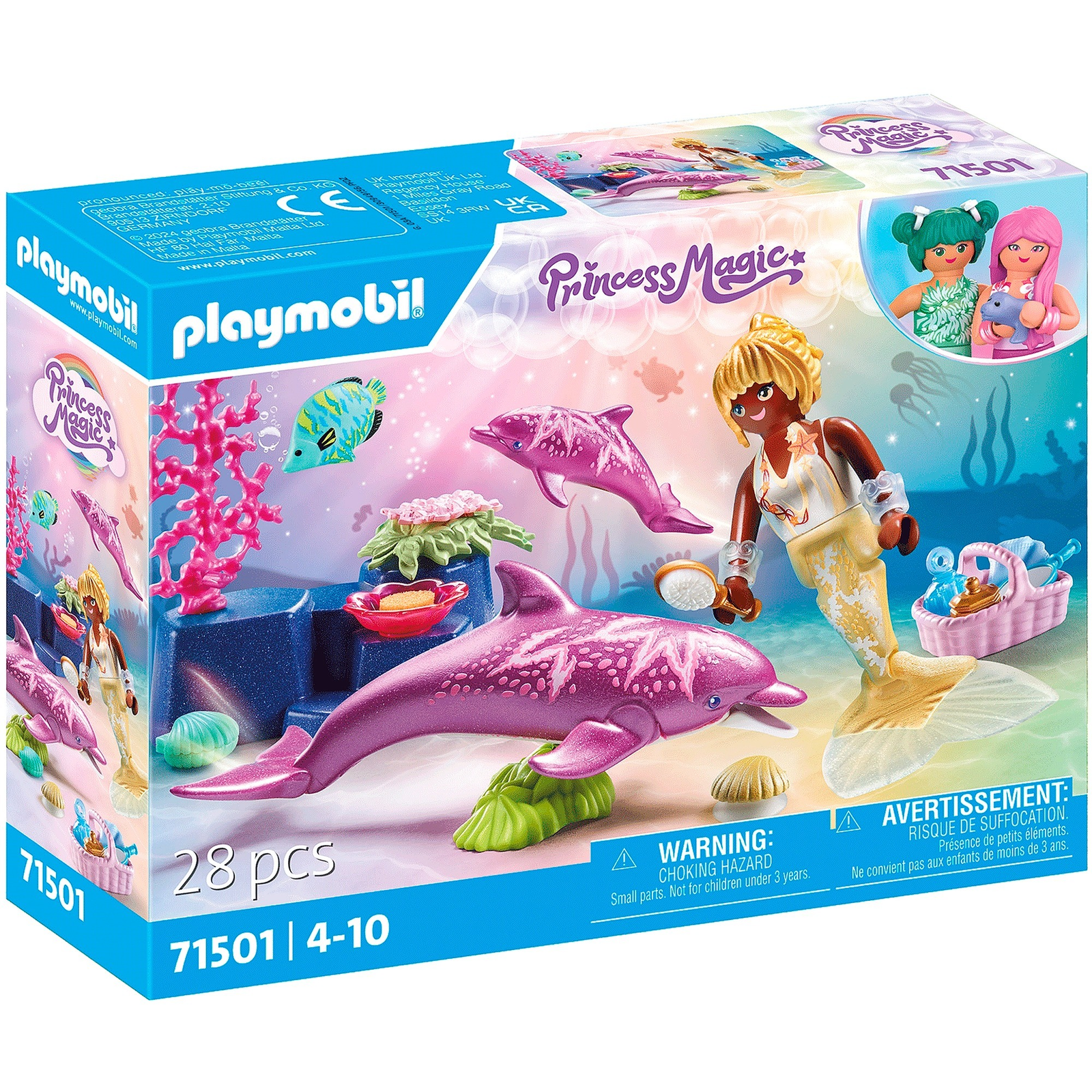 Playmobil Princess Magic: 71501 - Hableány delfinekkel (71501)