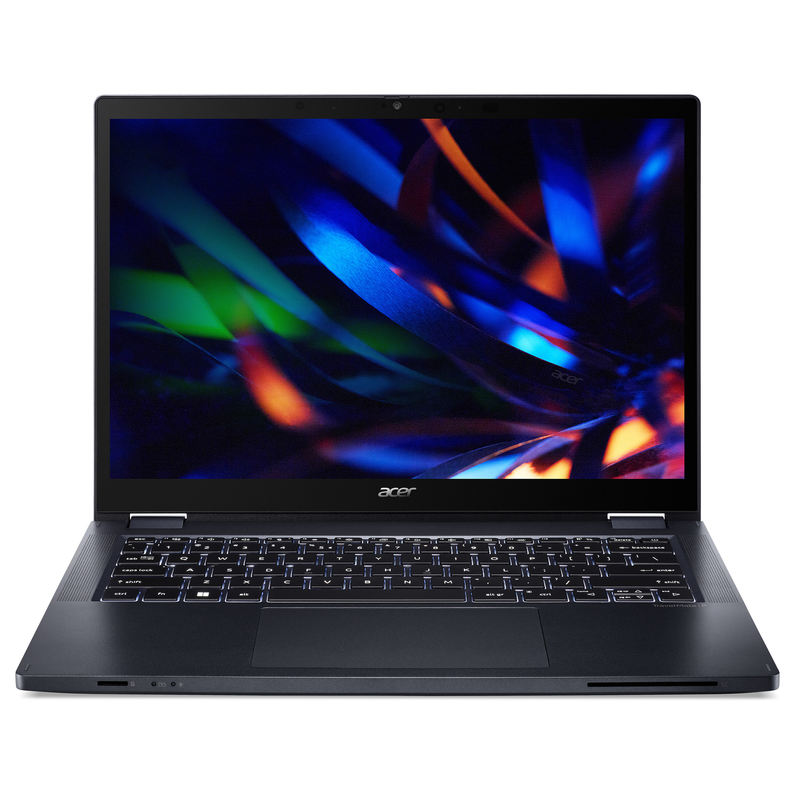 Acer TravelMate TMP414RN-53-TCO-71XJ Intel® Core™ i7 i7-1355U Hibrid (2 az 1-ben) 35,6 cm (14") WUXGA 16 GB DDR4-SDRAM 512 GB SSD Wi-Fi 6E (802.11ax) Windows 11 Pro Német Kék (NX.B22EG.00S)
