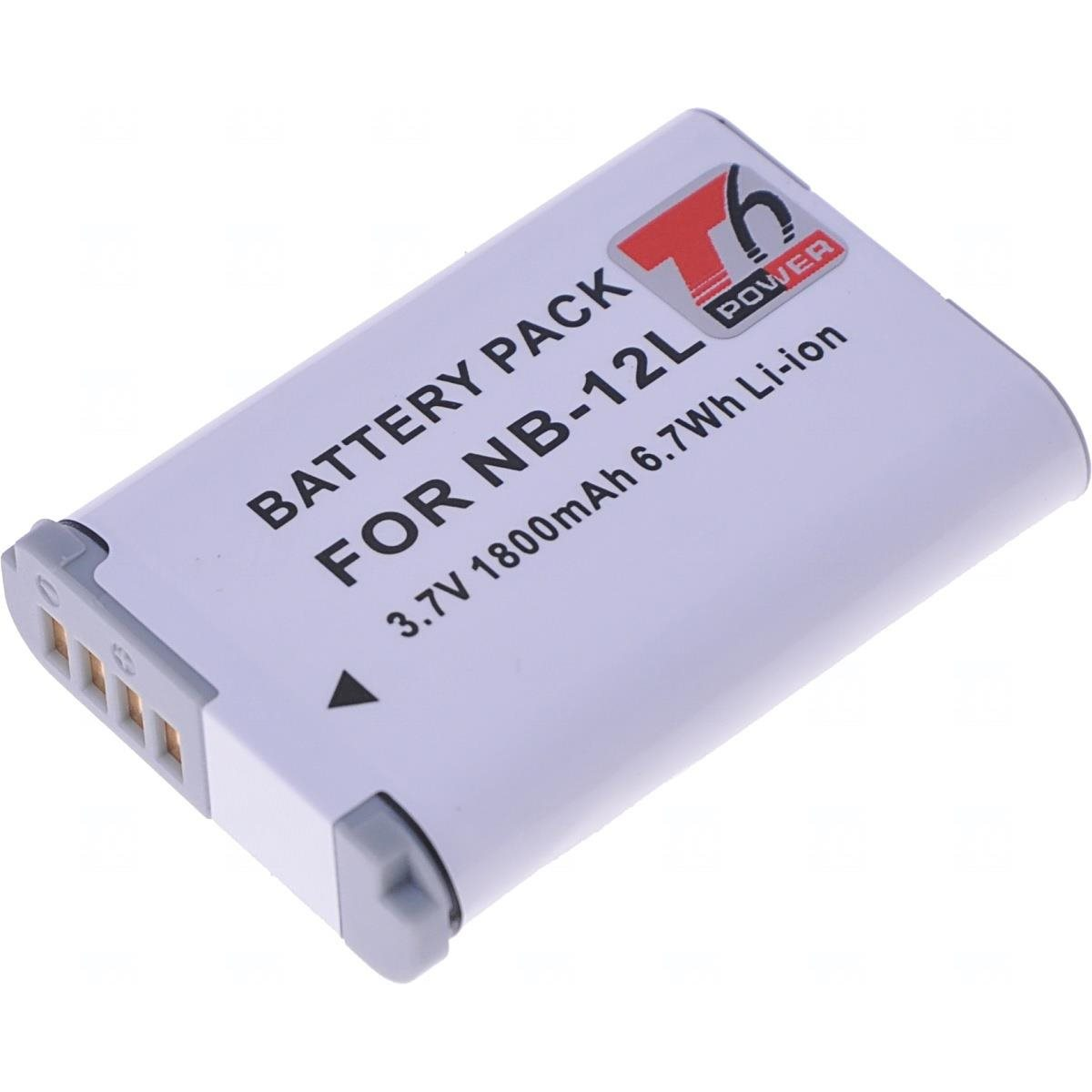 T6 Power Canon NB-12L, 1800 mAh, szürke (DCCA0023)