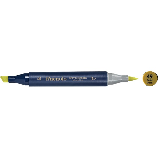 Deli Finenolo 49 - Pastel Green kétvégű permanent ART marker (DEC184-F/49)