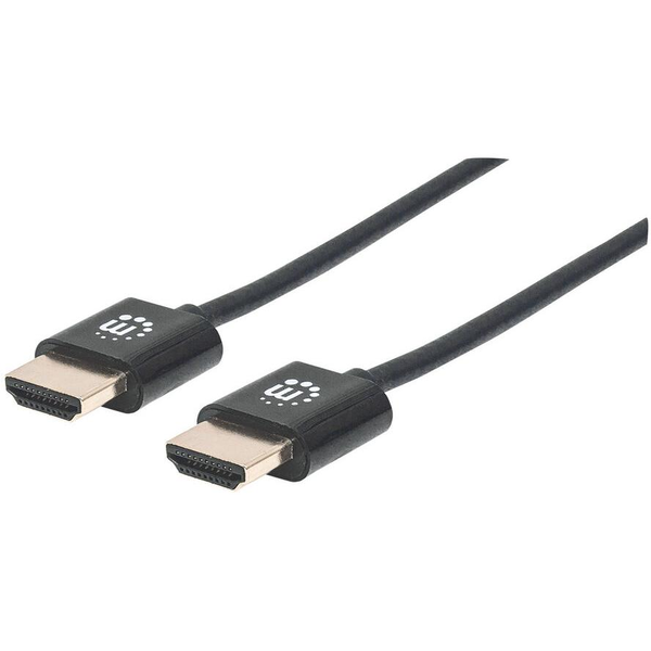 Manhattan 394352 HDMI-kabel 1 m HDMI Type A (Standard) Sort