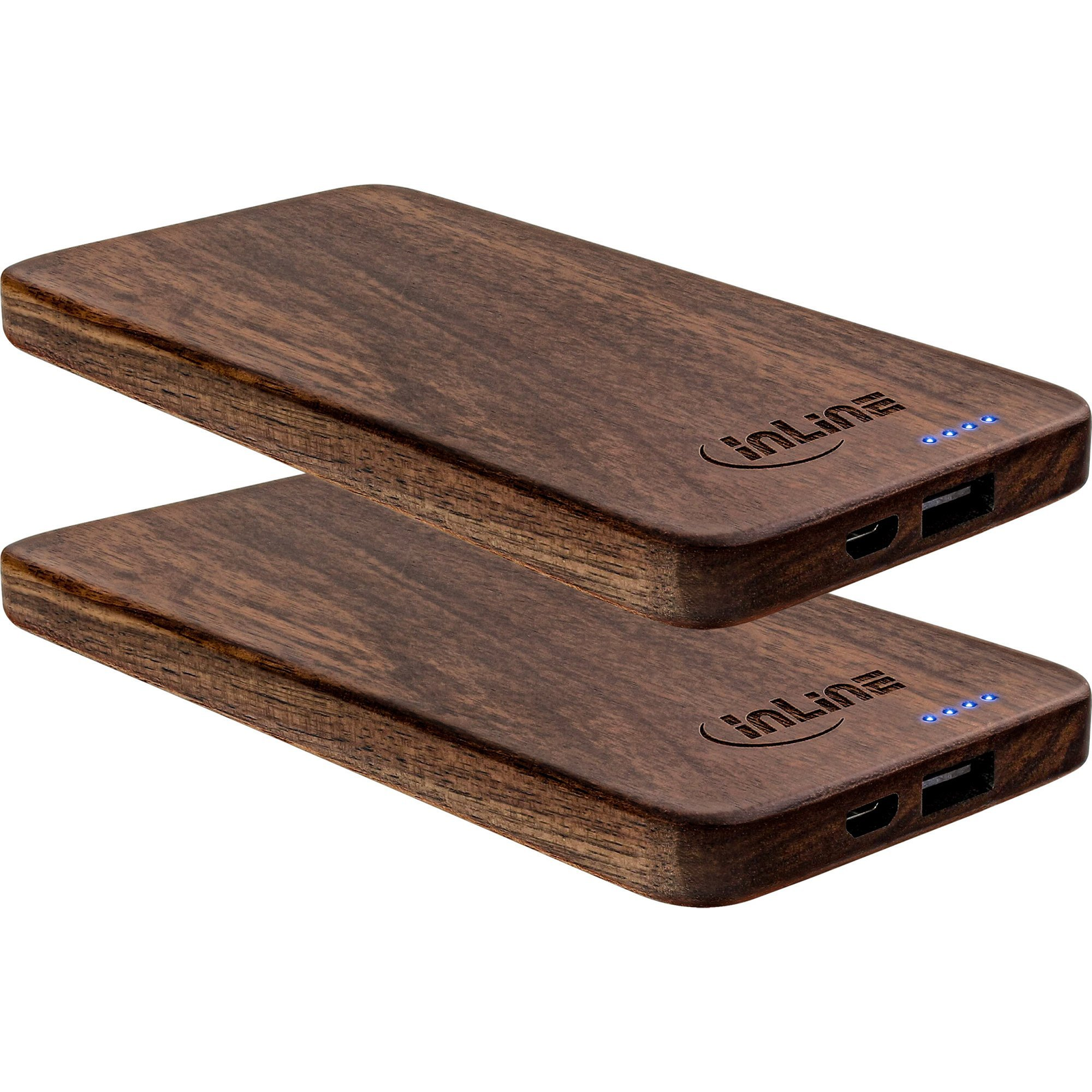 InLine 01478D Power Bank 5000mAh Fa burkolattal